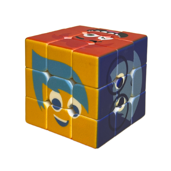 Cubo Rubik 3x3 con Diseño de Personajes de Intensamente 2, Disney Pixar